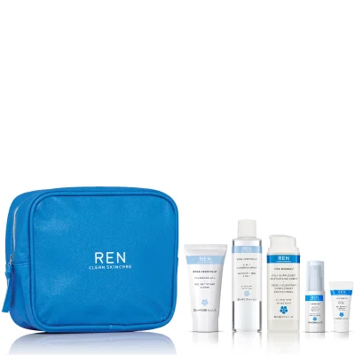 REN Cleanse, Tone, Hydrate and Nourish Kit (Worth £38.00)