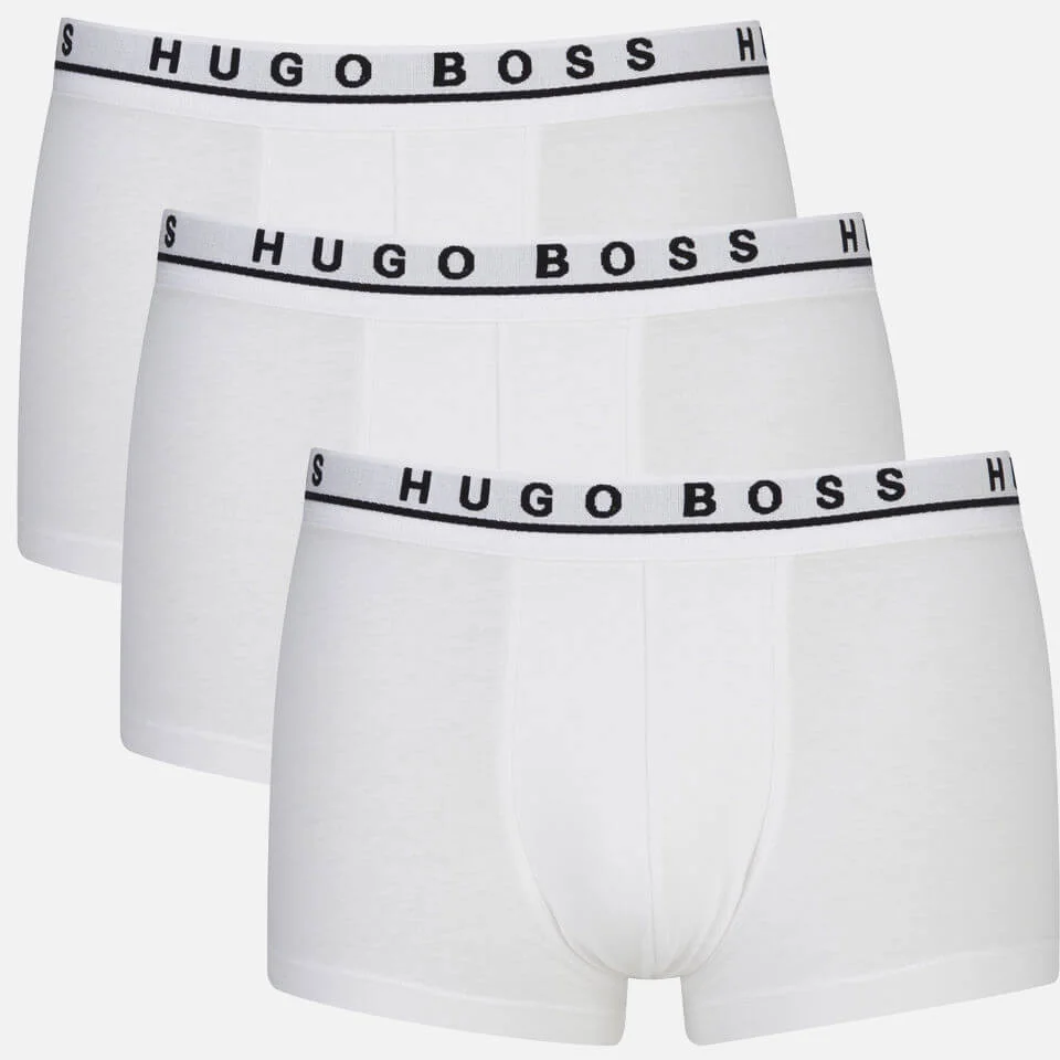 BOSS Men's Three Pack Boxers - White Image 1