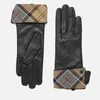 Barbour Lady Jane Leather Gloves - Black - Image 1