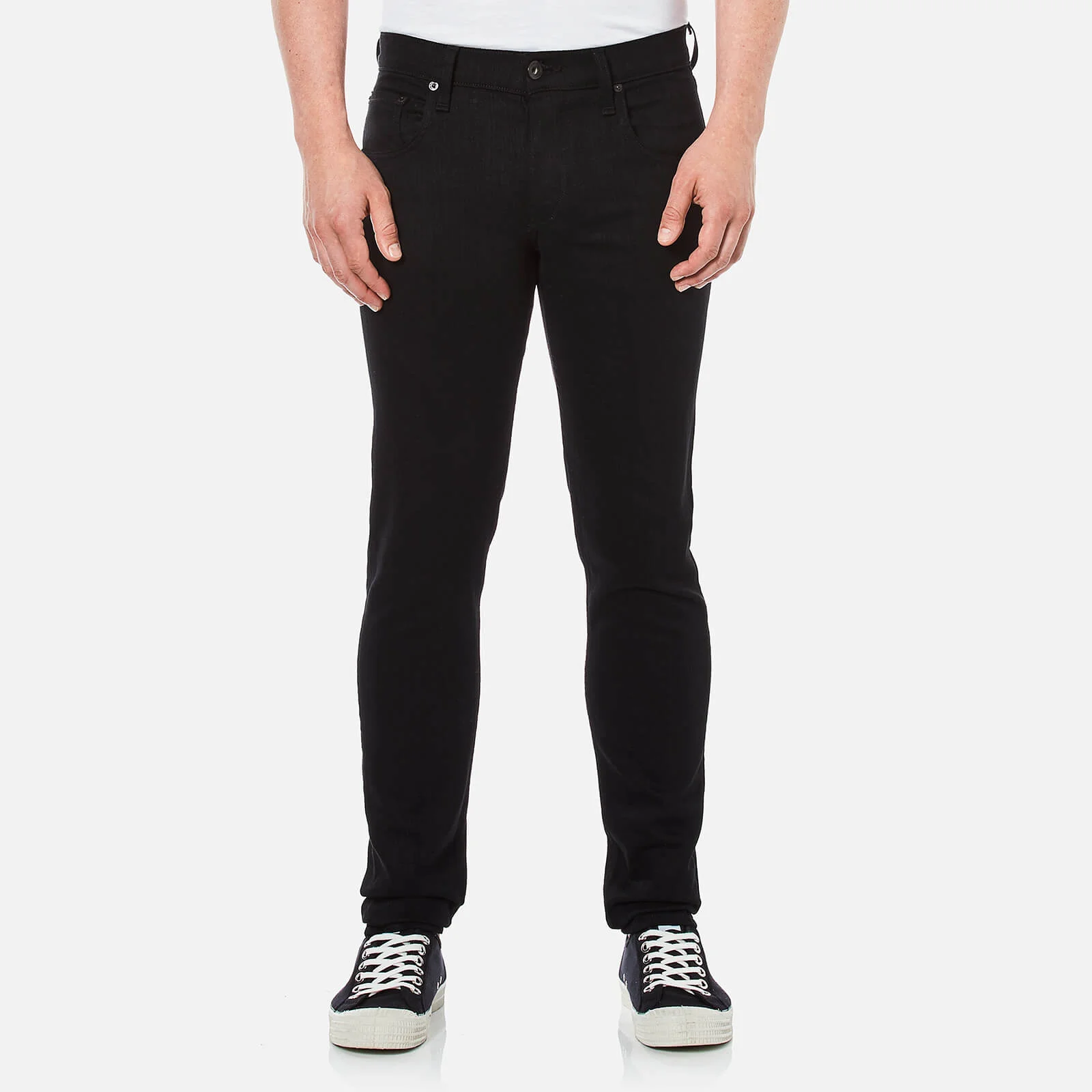 rag & bone Men's Fit 1 Tapered Jeans - Black Image 1