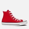 Converse All Star Canvas Hi-Top Trainers - Red - Image 1