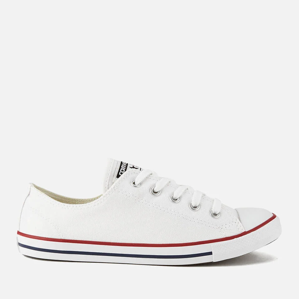 Converse Women's Chuck Taylor All Star Dainty Ox Trainers - White Image 1