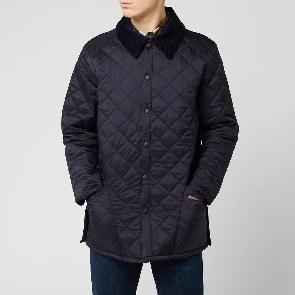 Barbour Men's Liddesdale Quilt Jacket - Navy Image 1