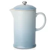 Le Creuset Stoneware Cafetiere Coffee Press - Coastal Blue - Image 1