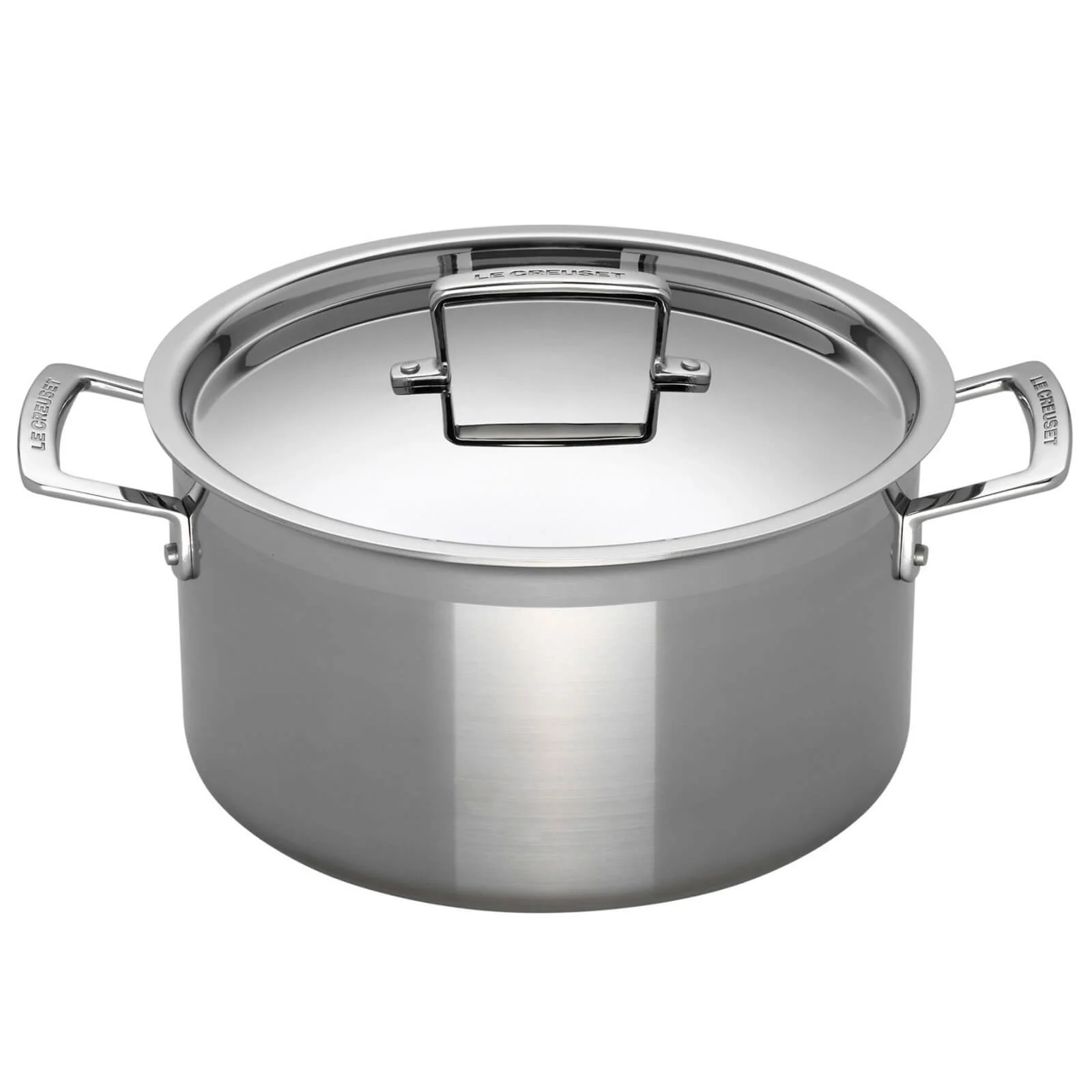 Le Creuset 3-Ply Stainless Steel Deep Casserole Dish - 24cm Image 1
