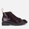 Dr. Martens Men's 'Made in England' Core Les Lace To Toe Leather Boots - Merlot Boanil Brush - Image 1