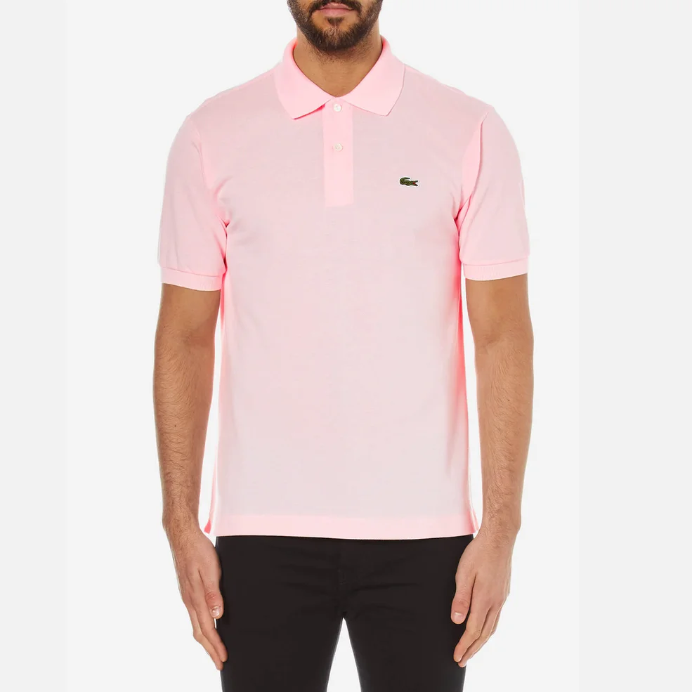Lacoste Men's Classic Polo Shirt - Pale Pink - 3/S Image 1