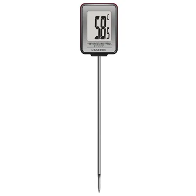 Heston Blumenthal by Salter Instant Read Digital Thermometer - Black/Stainless Steel