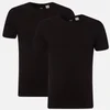 Levi's Men's Slim 2 Pack Crew T-Shirts - Black/Black - Image 1