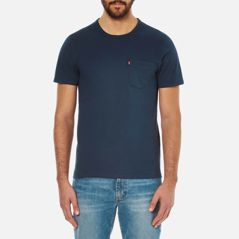 Levi's Men's Sunset Pocket T-Shirt - Blue Image 1