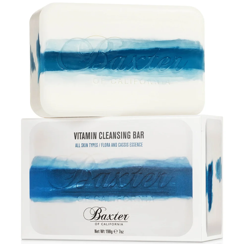 Baxter of California Vitamin Cleansing Bar - Flora Cassis 198g Image 1
