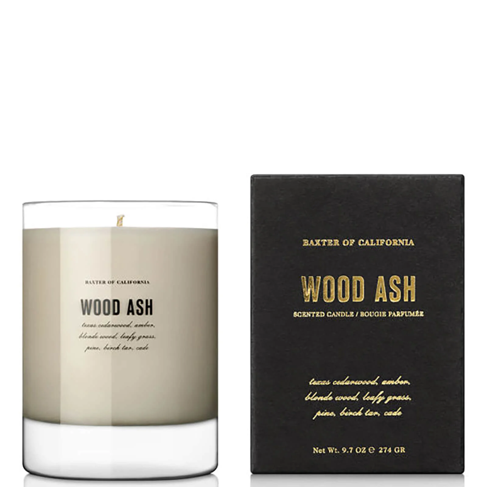 Baxter of California Wood Ash Scented Candle Image 1