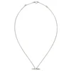 Line & Jo Women's Miss Namia Sterling Silver Spike Necklace - Grey - Image 1