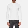 Polo Ralph Lauren Men's Slim Fit Long Sleeved Polo Shirt - White - Image 1