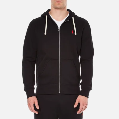 Polo Ralph Lauren Men's Zip Through Hooded Athletic Fleece - Polo Black