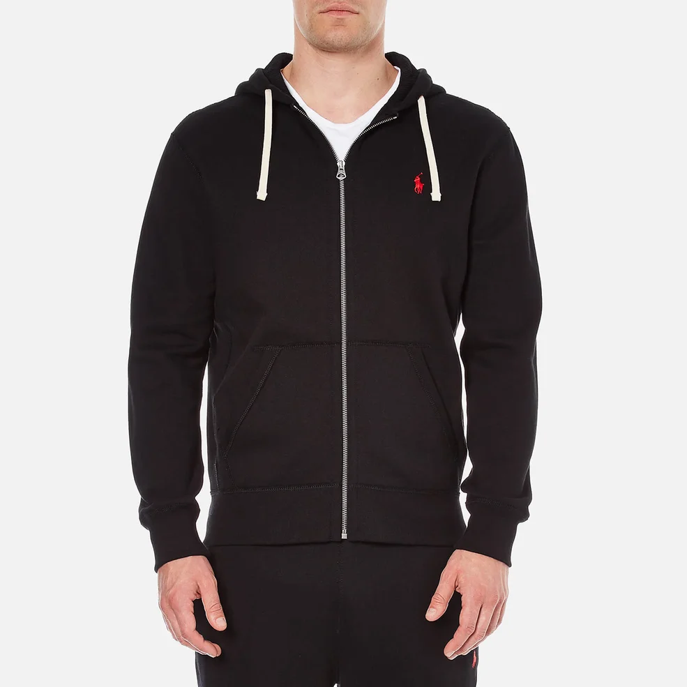 Polo Ralph Lauren Men's Zip Through Hooded Athletic Fleece - Polo Black Image 1
