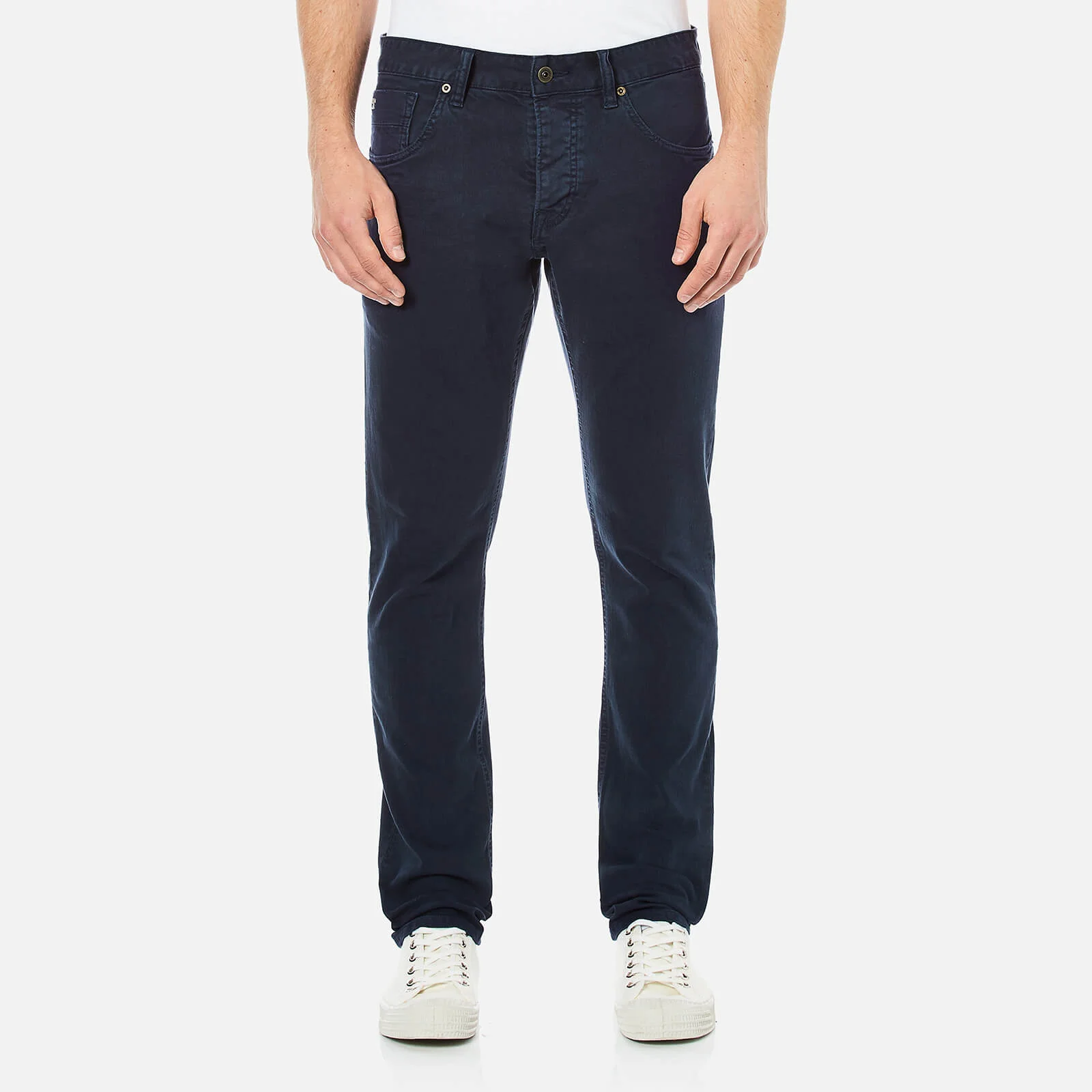 Scotch & Soda Men's Ralston Slim Fit Garment Dyed Jeans - Navy Image 1