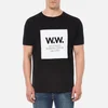 Wood Wood Men's Square T-Shirt - Black - Image 1