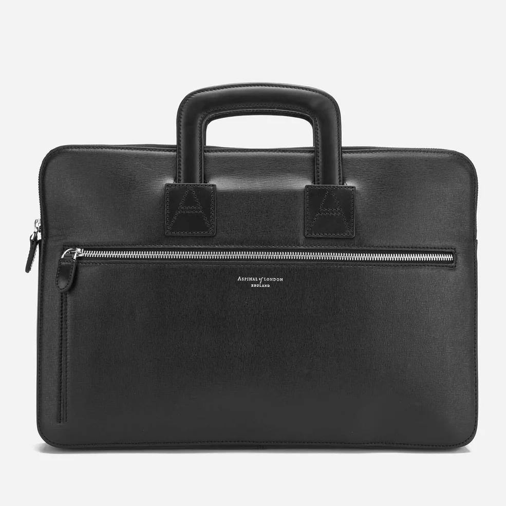 Aspinal of London Men's Connaught Document Case - Black Image 1