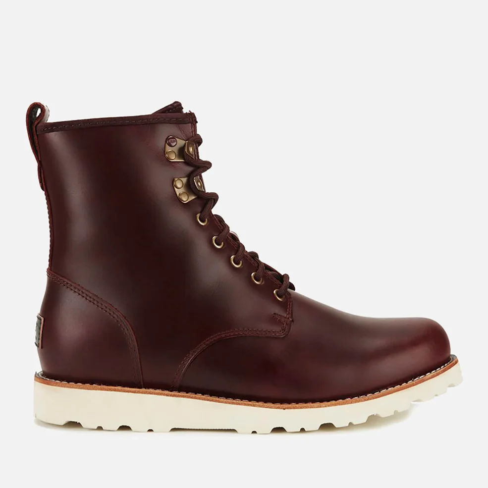 UGG Men's Hannen TL Waterproof Leather Lace Up Boots - Cordovan Image 1