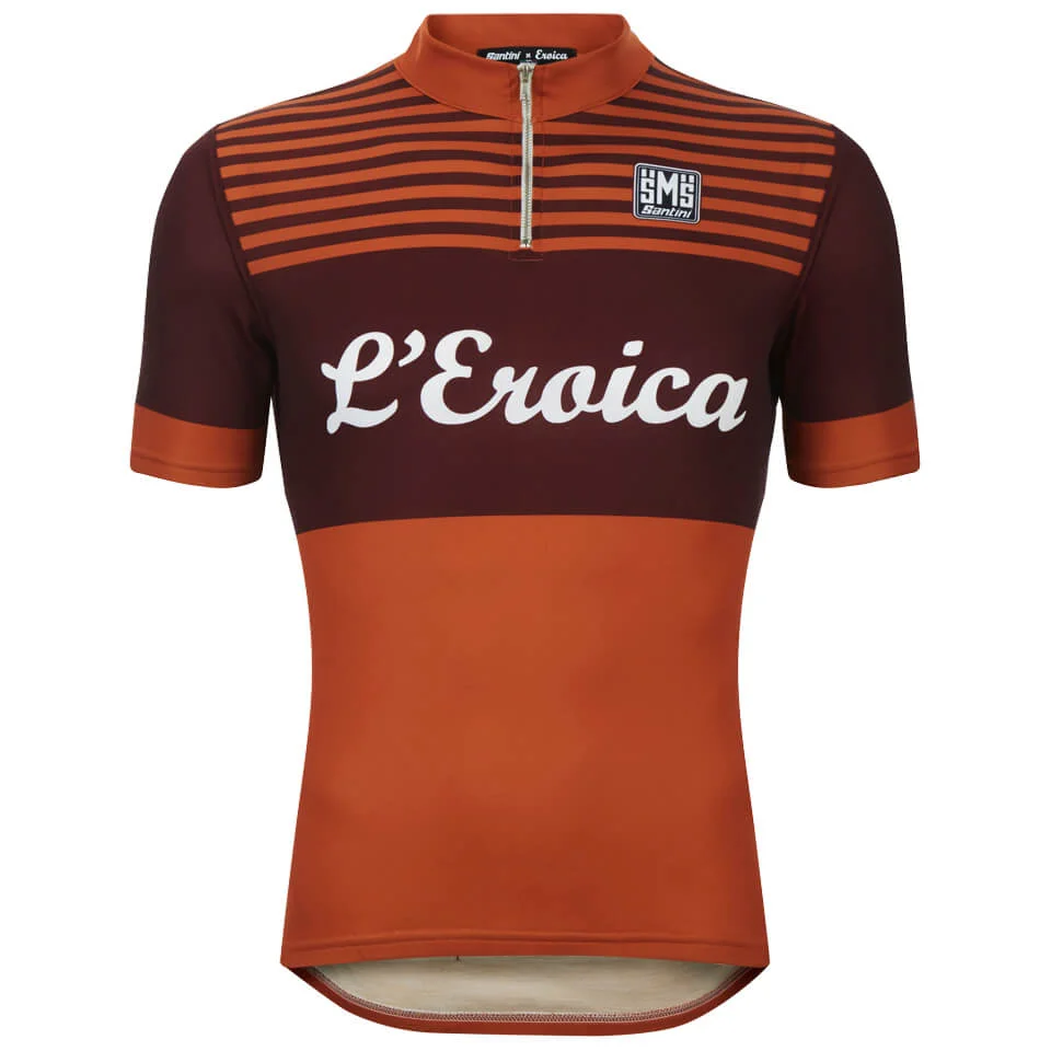 Santini L'Eroica Gaiole 2015 Event Series Jersey - Orange Image 1