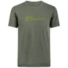 Santini L'Eroica Stretch Cotton T-Shirt - Olive Green - Image 1