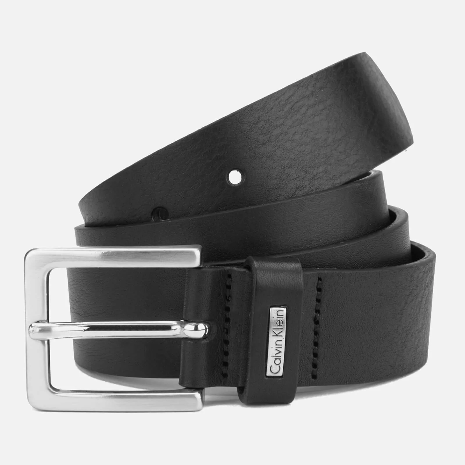 Calvin Klein Men's Mino Mino Leather Belt - Black Image 1