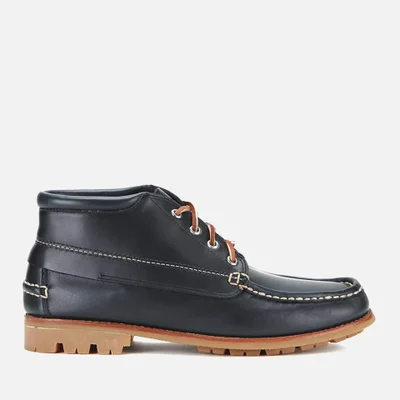 G.H. Bass Men's Ranger Leather Moc Montgomery Mid Boots - Navy