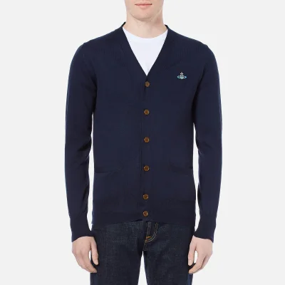 Vivienne Westwood Men's Classic Knitted Cardigan - Navy