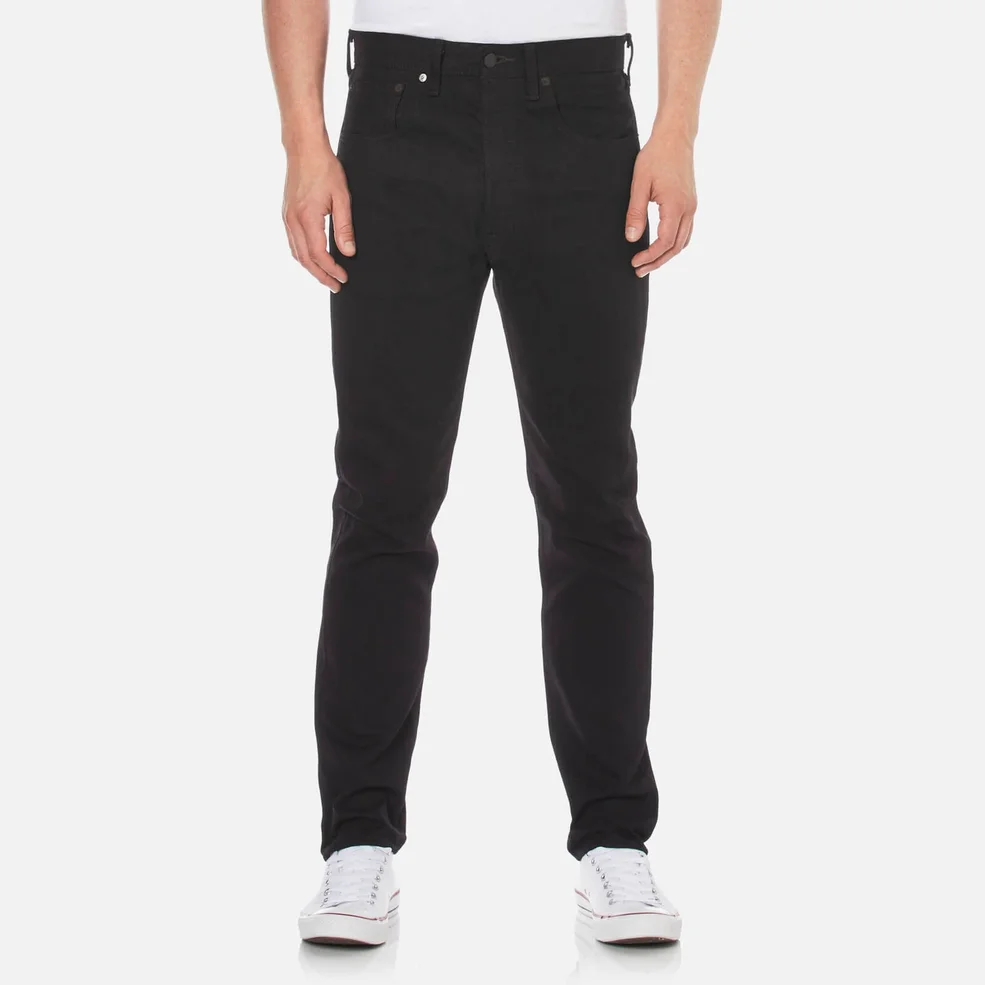 Levi's Men's 501 Customized and Tapered Jeans - Black Rinse Image 1