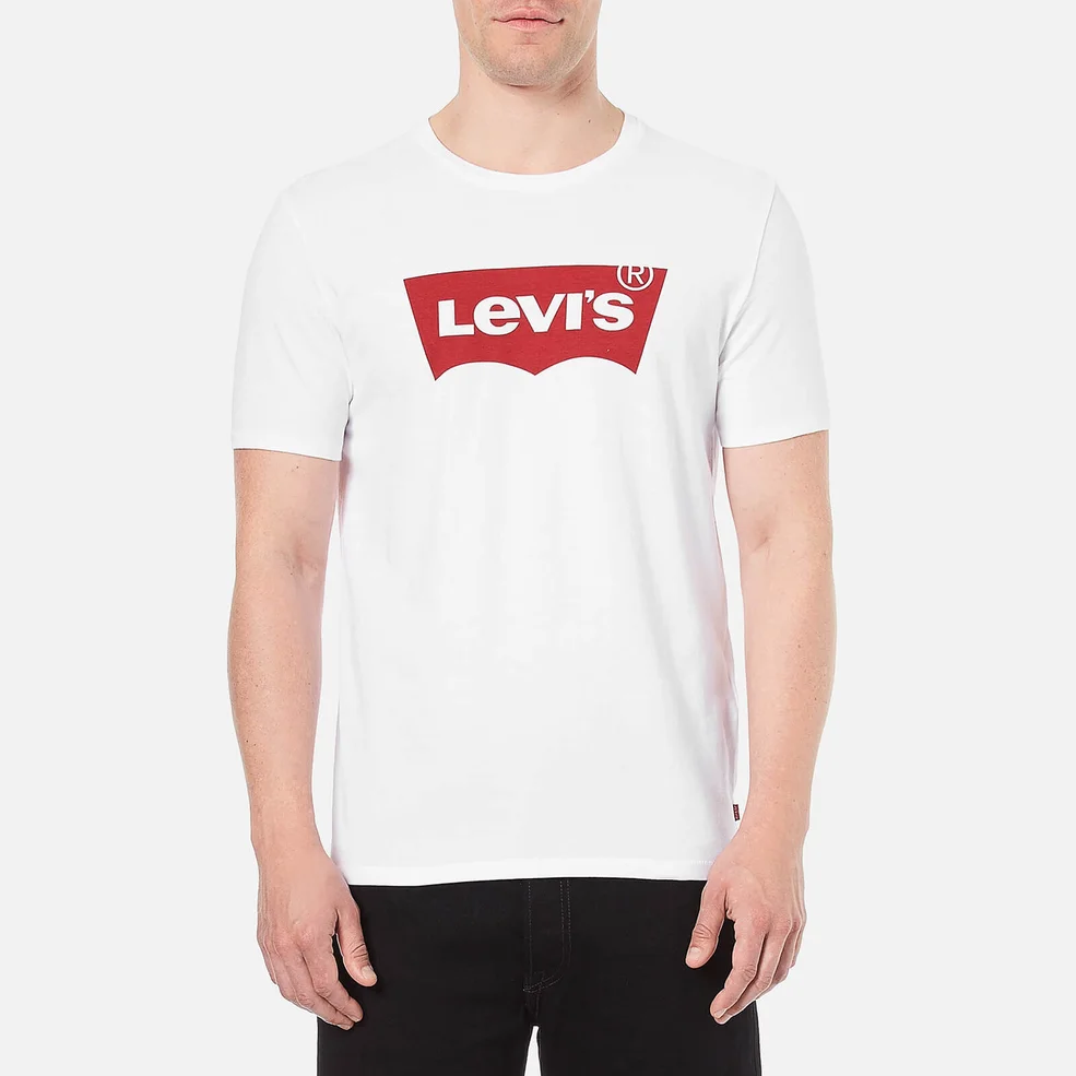 Levi's Men's Standard Housemarked T-Shirt - White Image 1