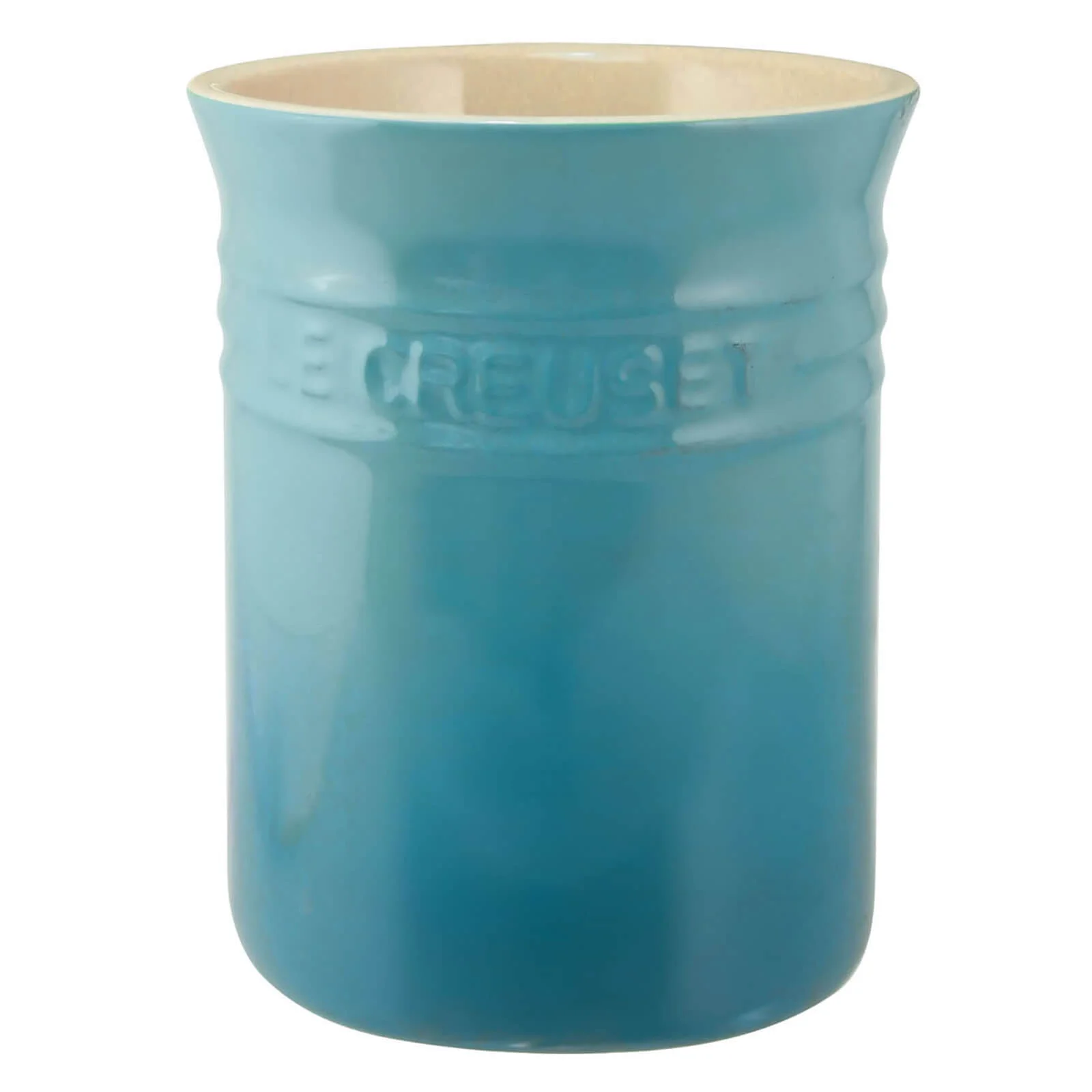 Le Creuset Stoneware Small Utensil Jar - Teal Image 1