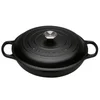Le Creuset Signature Cast Iron Shallow Casserole Dish - 26cm - Satin Black - Image 1