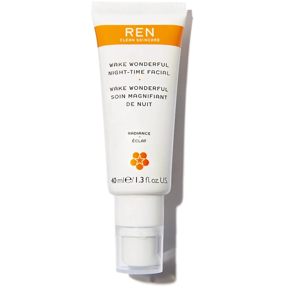 REN Clean Skincare Wake Wonderful Night-Time Facial 40ml Image 1