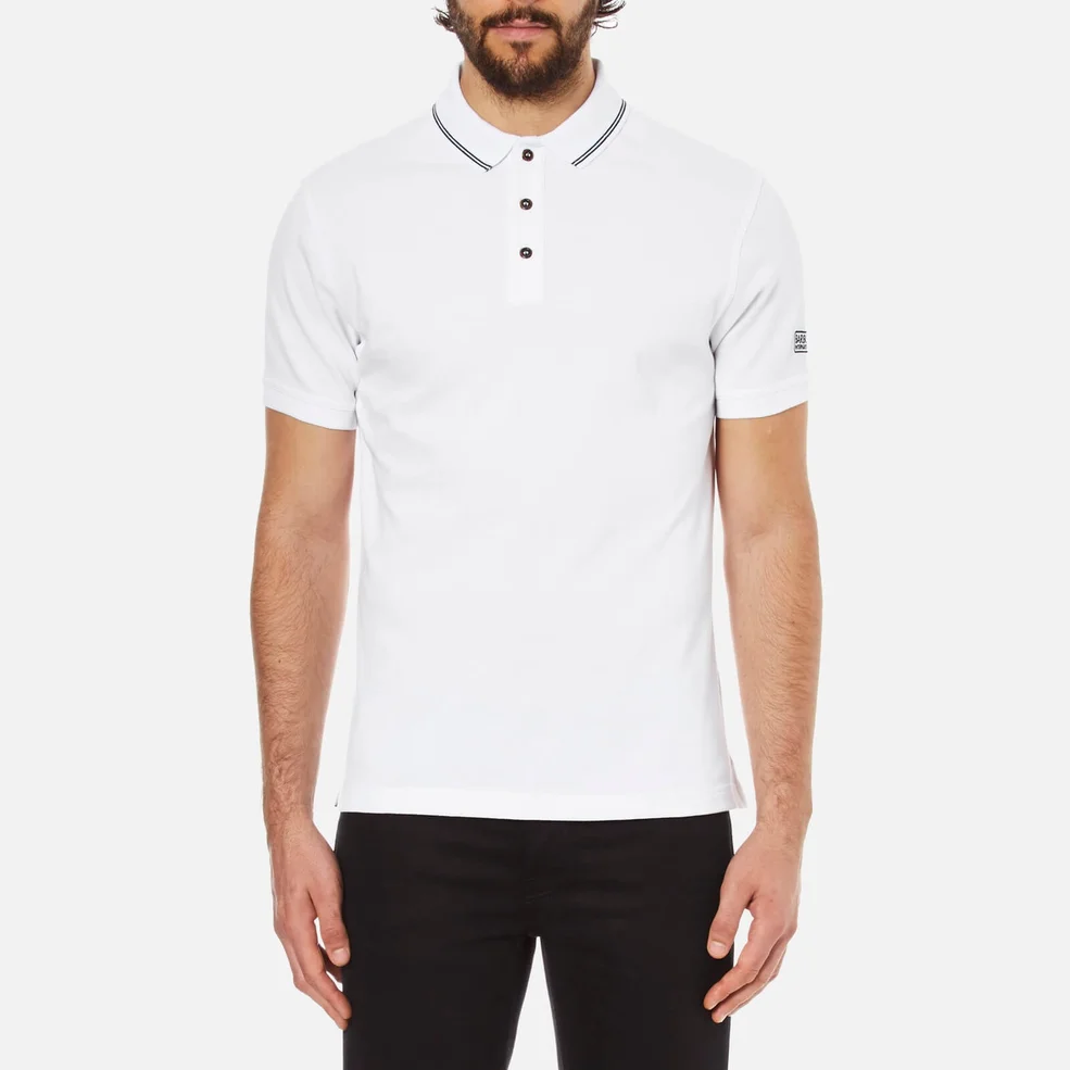 Barbour International Men's Polo Shirt - White Image 1