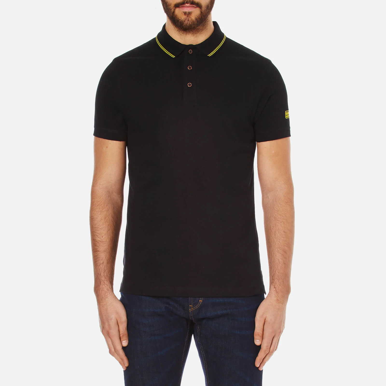 Barbour International Men's Polo Shirt - Black Image 1