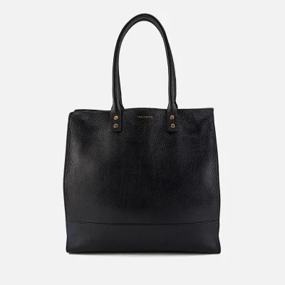 Lulu Guinness Women's Daphne Large Grainy Leather Tote Bag - Black