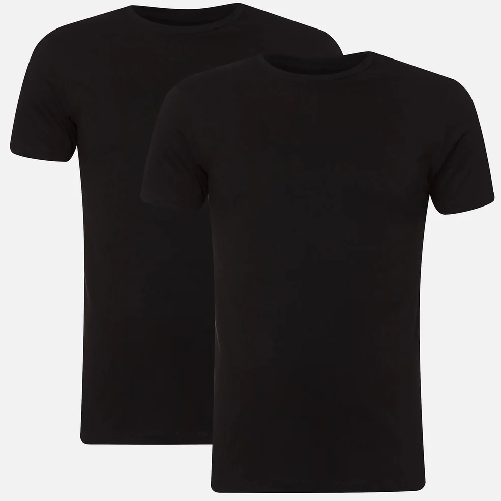 Polo Ralph Lauren Men's 2 Pack Crew T-Shirts - Black Image 1