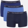 Polo Ralph Lauren Men's 3 Pack Trunk Boxer Shorts - Blue Denim - Image 1