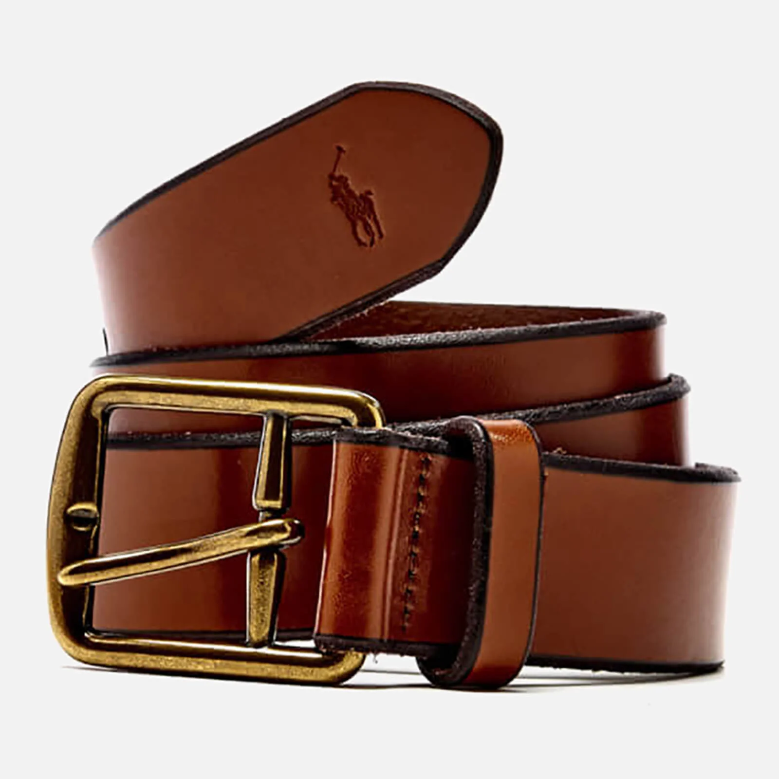 Polo Ralph Lauren Men's Saddle Leather Belt - Saddle Image 1