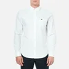 Lacoste Men's Oxford Long Sleeve Shirt - White - Image 1