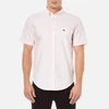 Lacoste Men's Oxford Short Sleeve Shirt - Nymph/White - Image 1