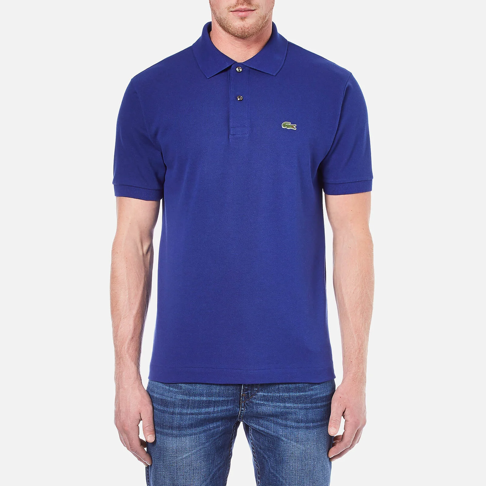 Lacoste Men's Short Sleeve Polo Shirt - Ocean Image 1