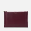 Aspinal of London Women's Essential Large Flat Pouch - Burgundy - Image 1