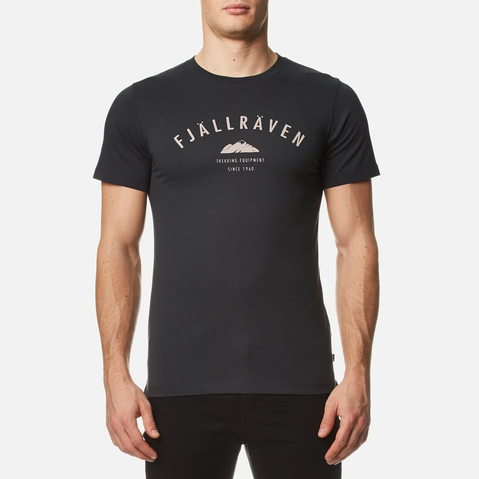 Fjallraven Men's Trekking Equipment T-Shirt - Dark Navy Image 1
