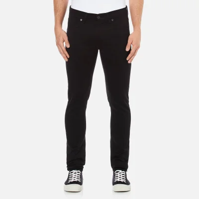 Edwin Men's ED85 Slim Tapered Low Crotch Rinsed Wash Denim Jeans - Black