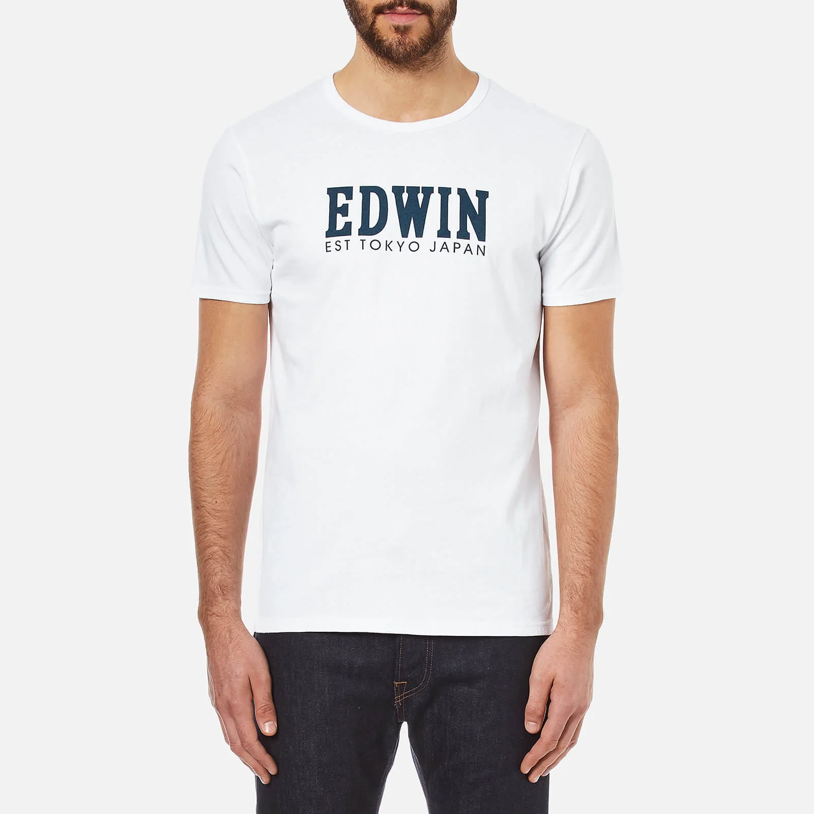 Edwin Men's Logo Type 2 T-Shirt - White Image 1