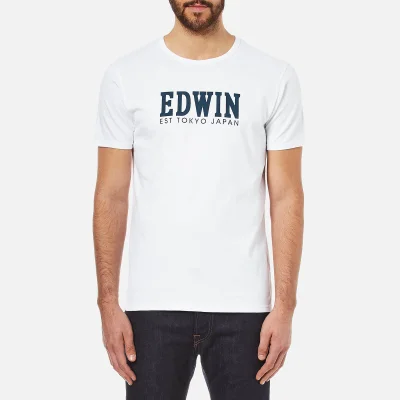 Edwin Men's Logo Type 2 T-Shirt - White