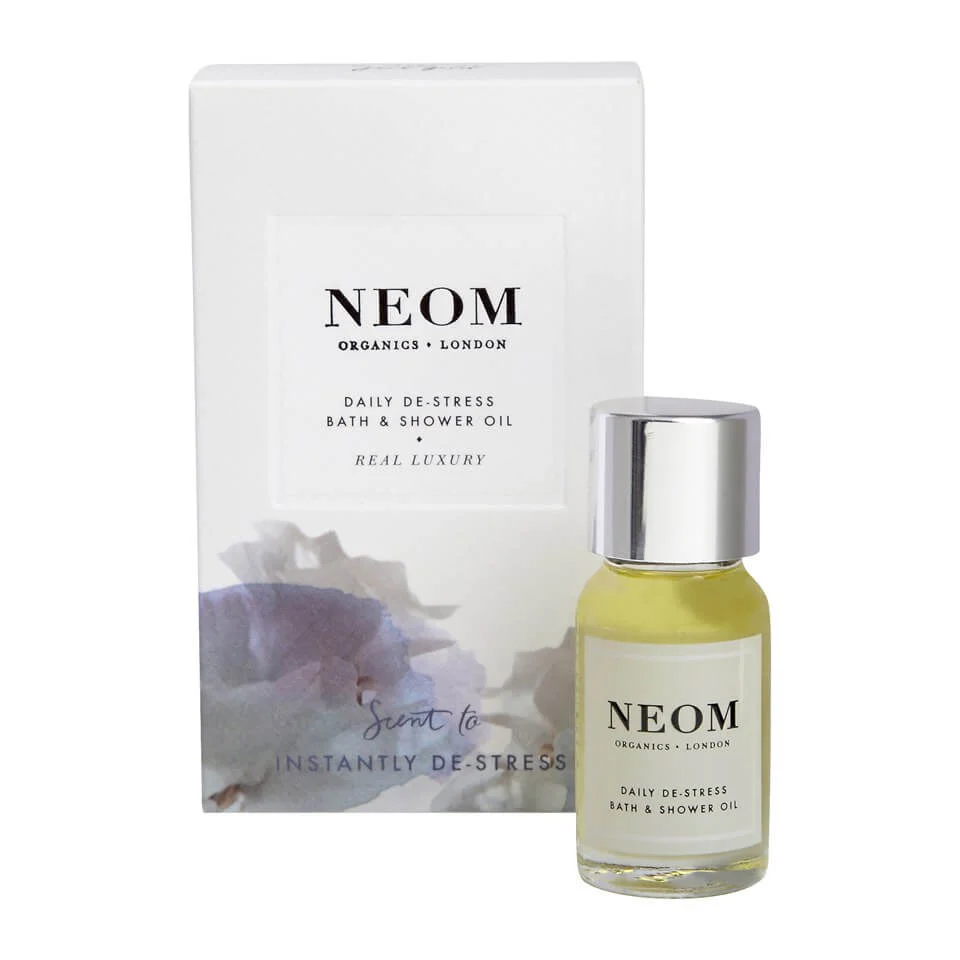 Neom Daily De-Stress Bath & Shower Oil (10ml) Image 1