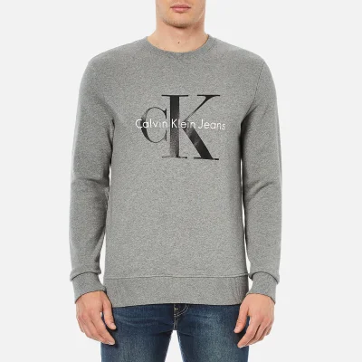 Calvin Klein Men's 90's Re-Issue Sweatshirt - Light Grey Heather